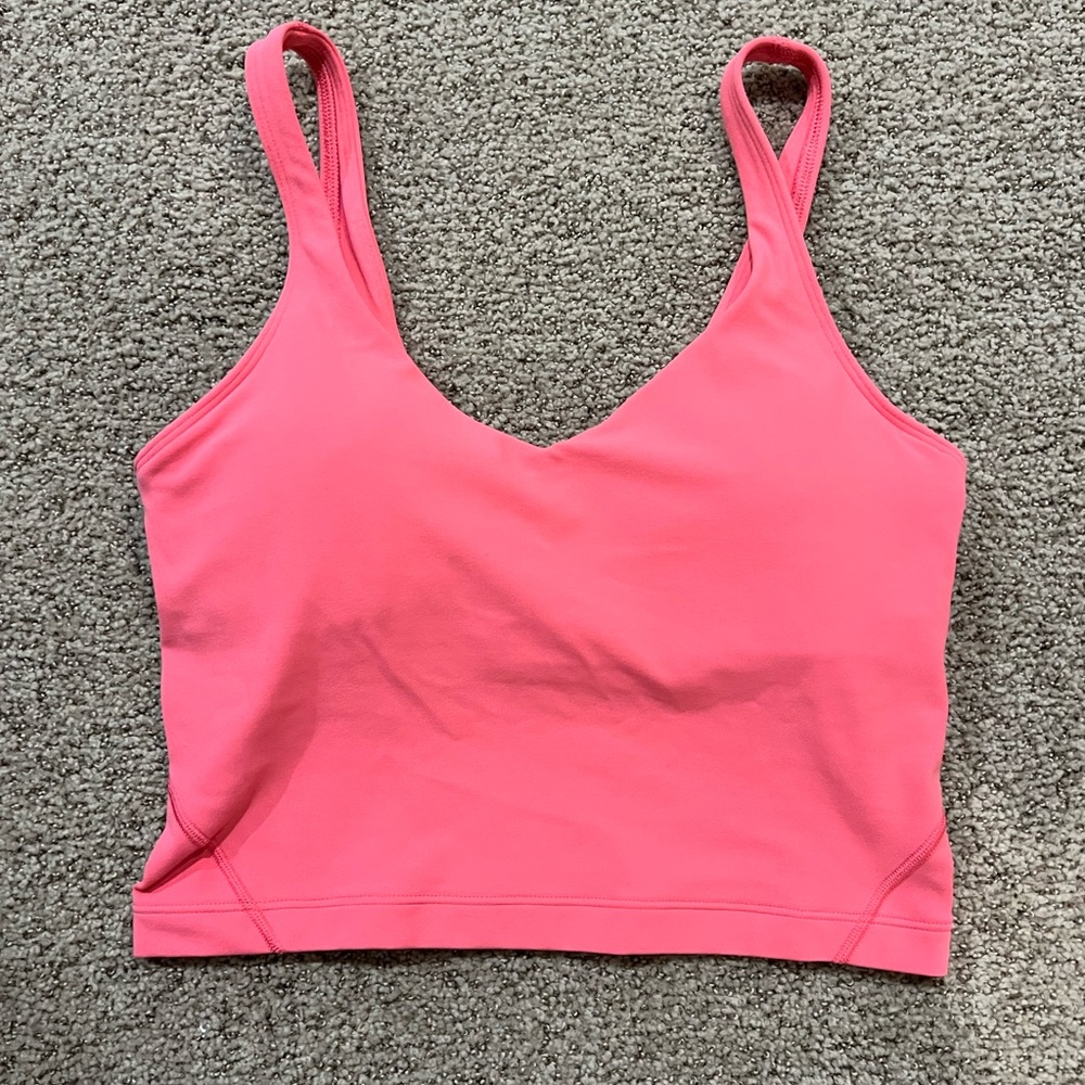 lululemon athletica align tank in guava pink